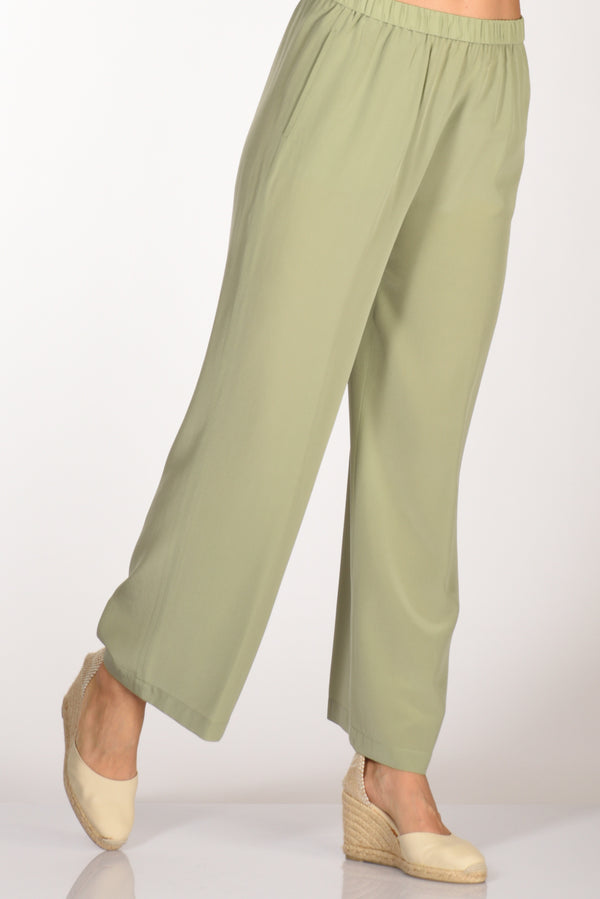 Aspesi Pantalone Verde Chiaro Donna