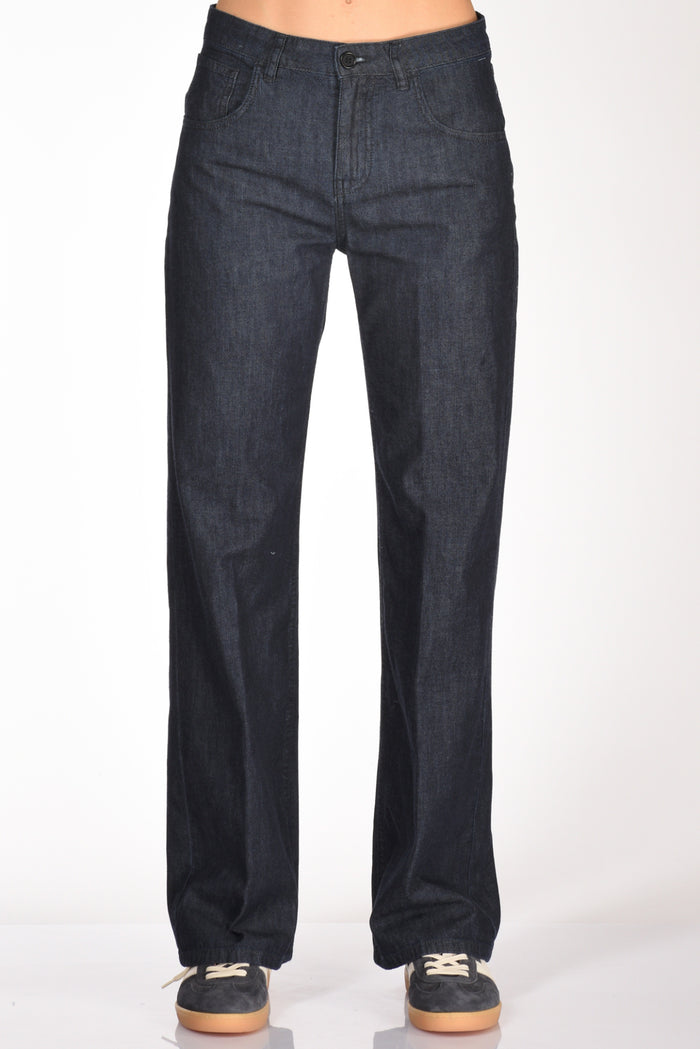 Aspesi Pantalone Denim Blu Jeans Donna - 3