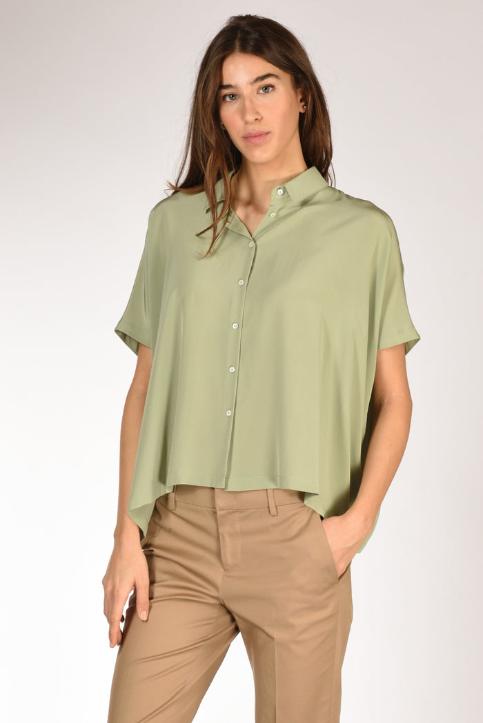 Aspesi Camicia Verde Chiaro Donna - 1