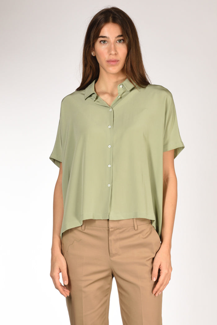 Aspesi Camicia Verde Chiaro Donna - 2