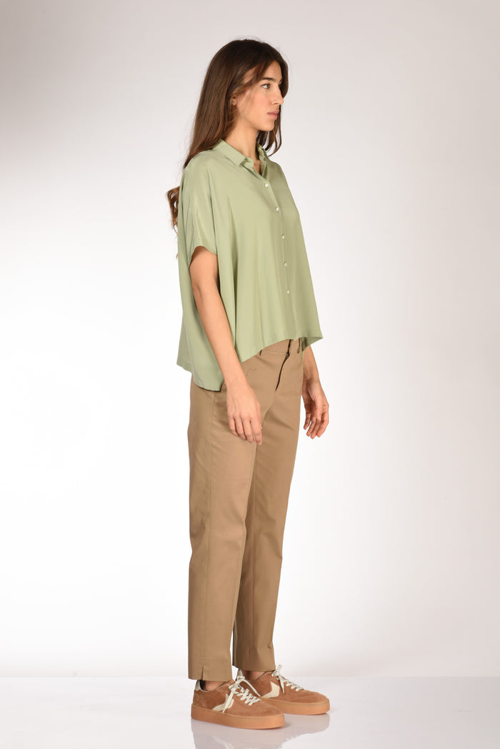 Aspesi Camicia Verde Chiaro Donna - 4