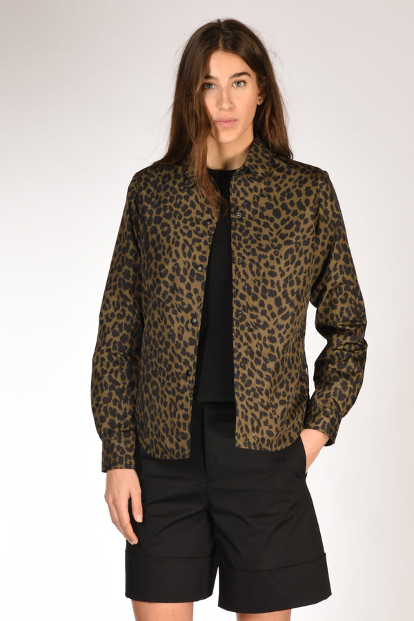 Aspesi Camicia Glue Verde/nero Donna