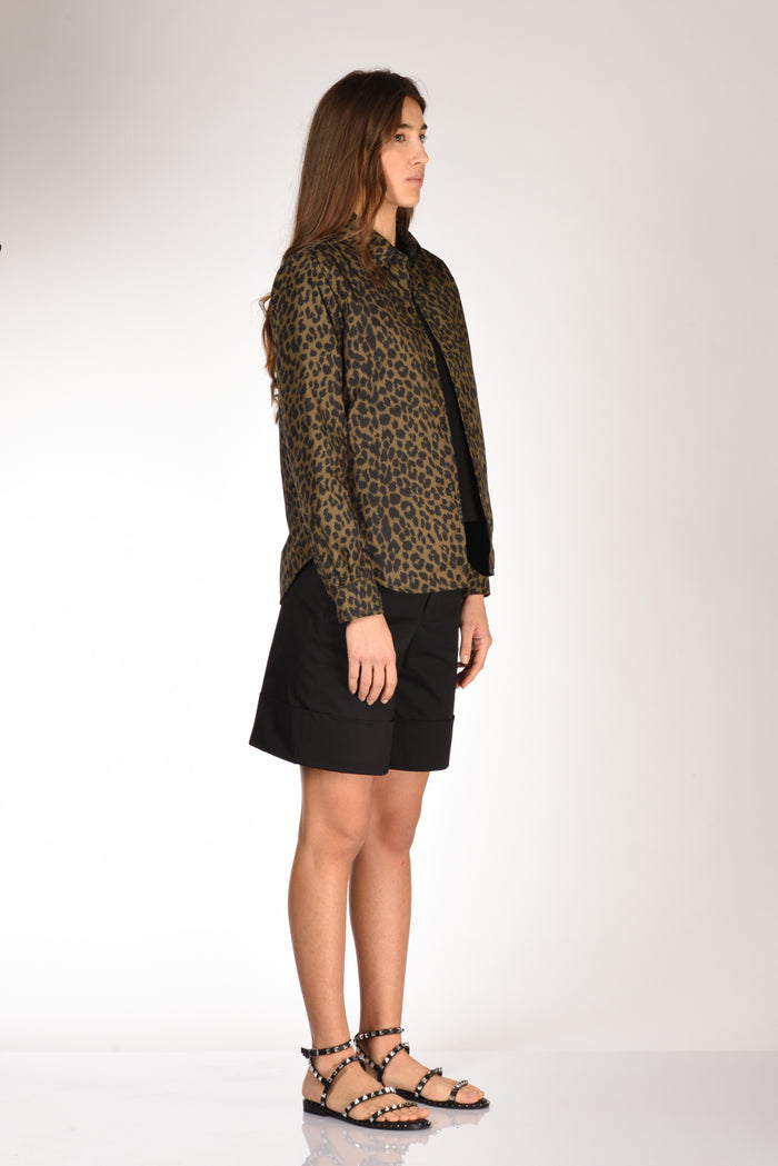 Aspesi Camicia Glue Verde/nero Donna - 3