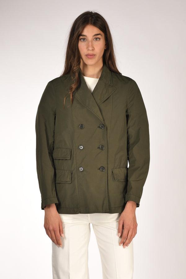 Aspesi Giacca Maggiolo Verde Donna-2