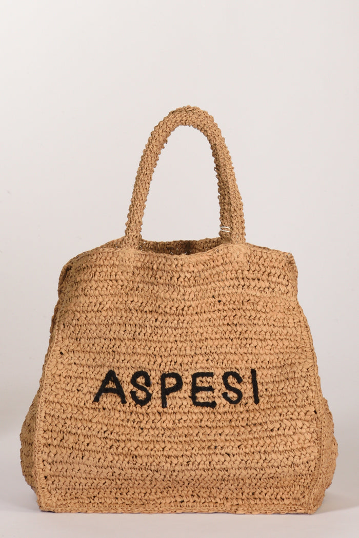 Aspesi Borsa Shopping Beige Donna - 1