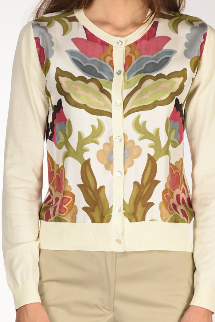 In Bed With You Maglia Stampata Bianco/multicolor Donna - 3