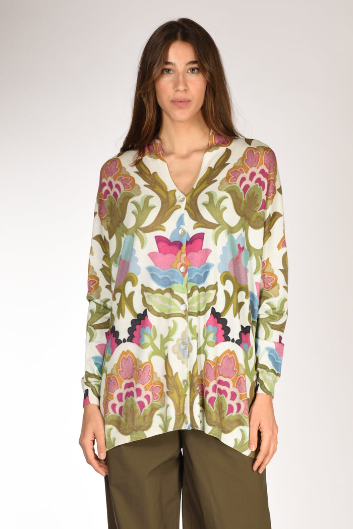 In Bed With You Maglia Stampata Bianco/multicolor Donna - 2