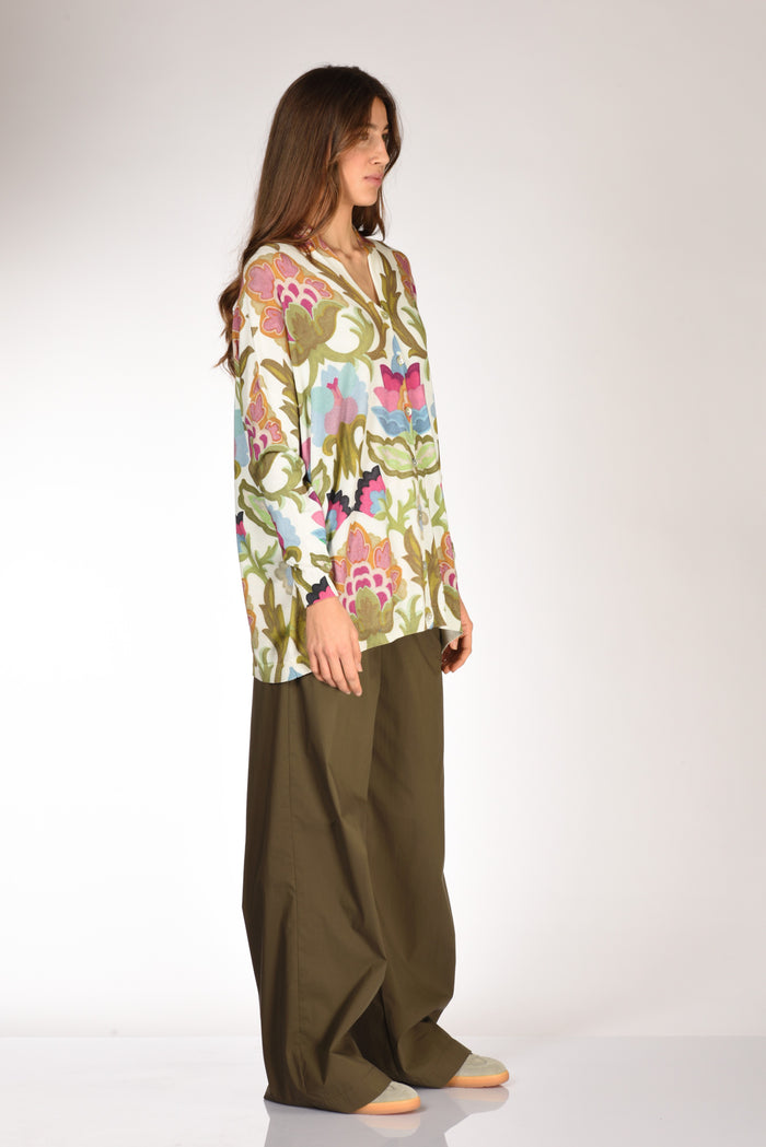 In Bed With You Maglia Stampata Bianco/multicolor Donna - 4