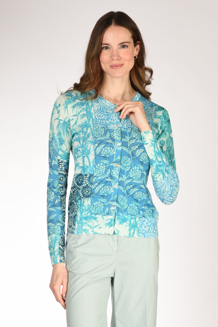 In Bed With You Maglia Stampata Azzurro/blu Donna - 1