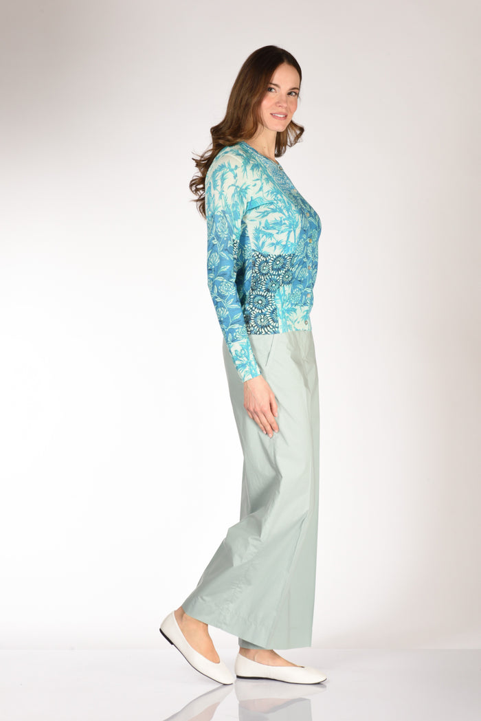 In Bed With You Maglia Stampata Azzurro/blu Donna - 4