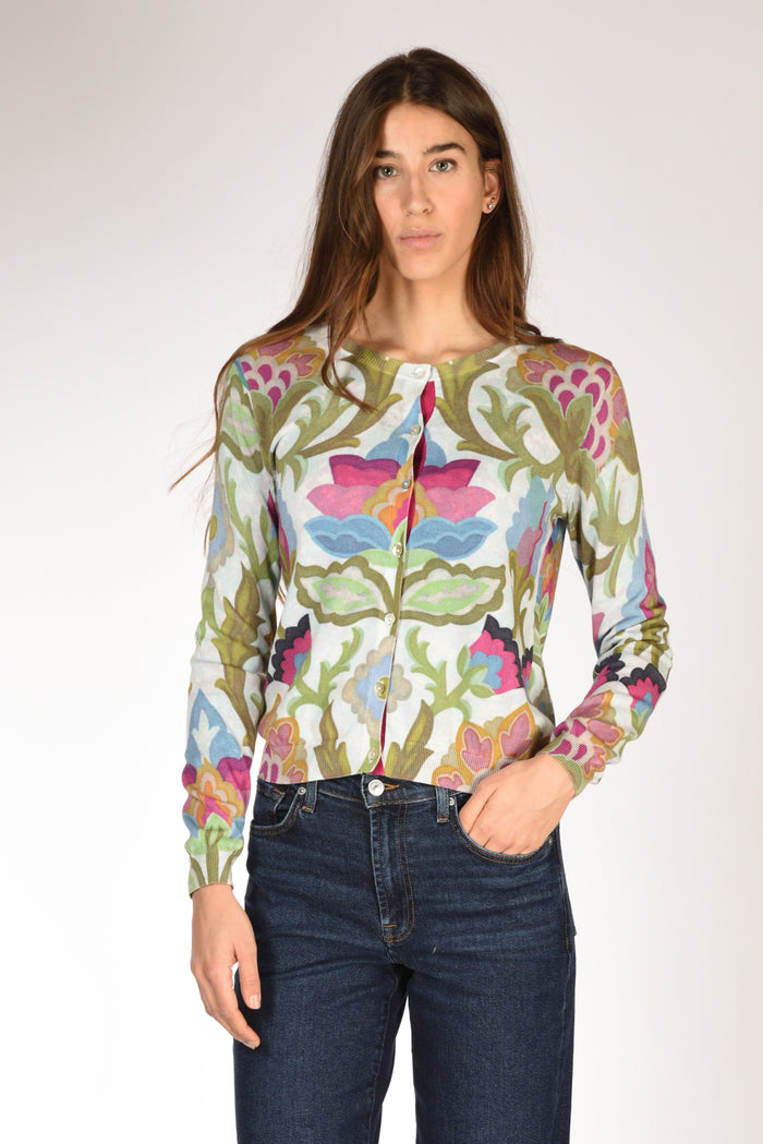 In Bed With You Maglia Stampata Bianco/multicolor Donna - 1