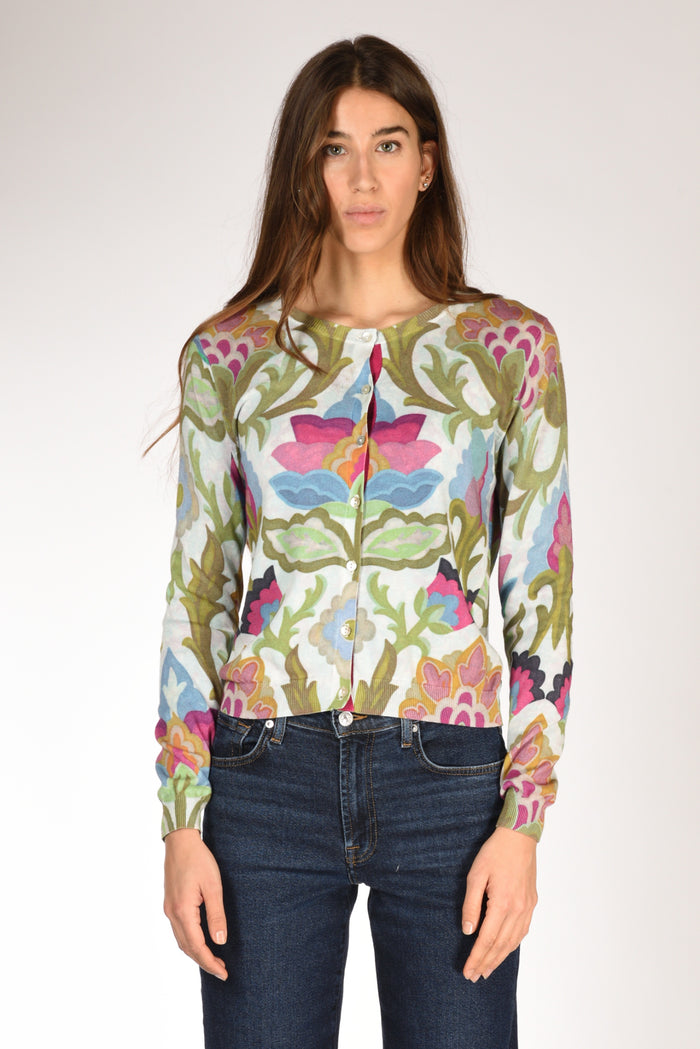 In Bed With You Maglia Stampata Bianco/multicolor Donna - 3