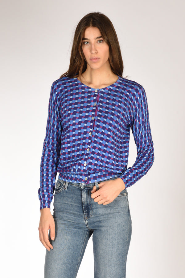 In Bed With You Maglia Stampata Azzurro/blu Donna