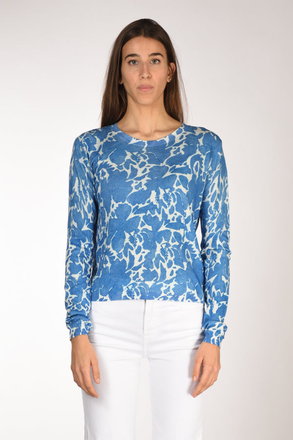 In Bed With You Maglia Stampata Blu/bianco Donna-2