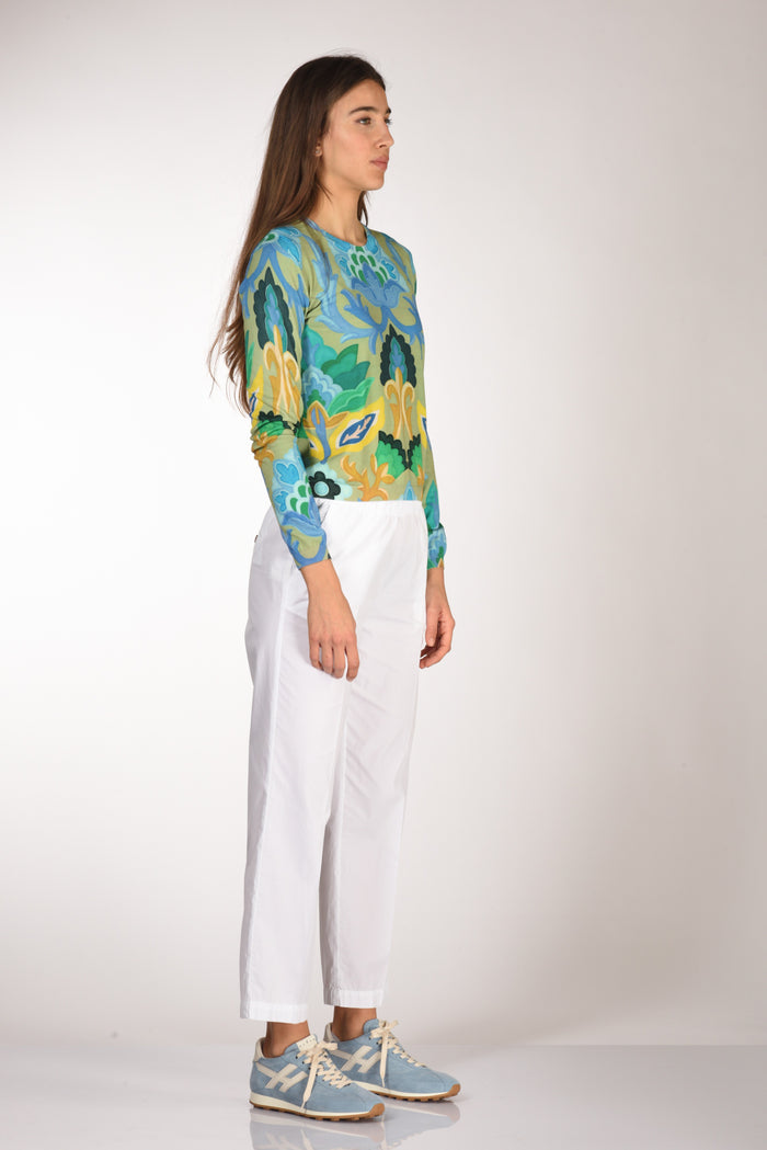 In Bed With You Maglia Stampata Verde/azzurro Donna - 4