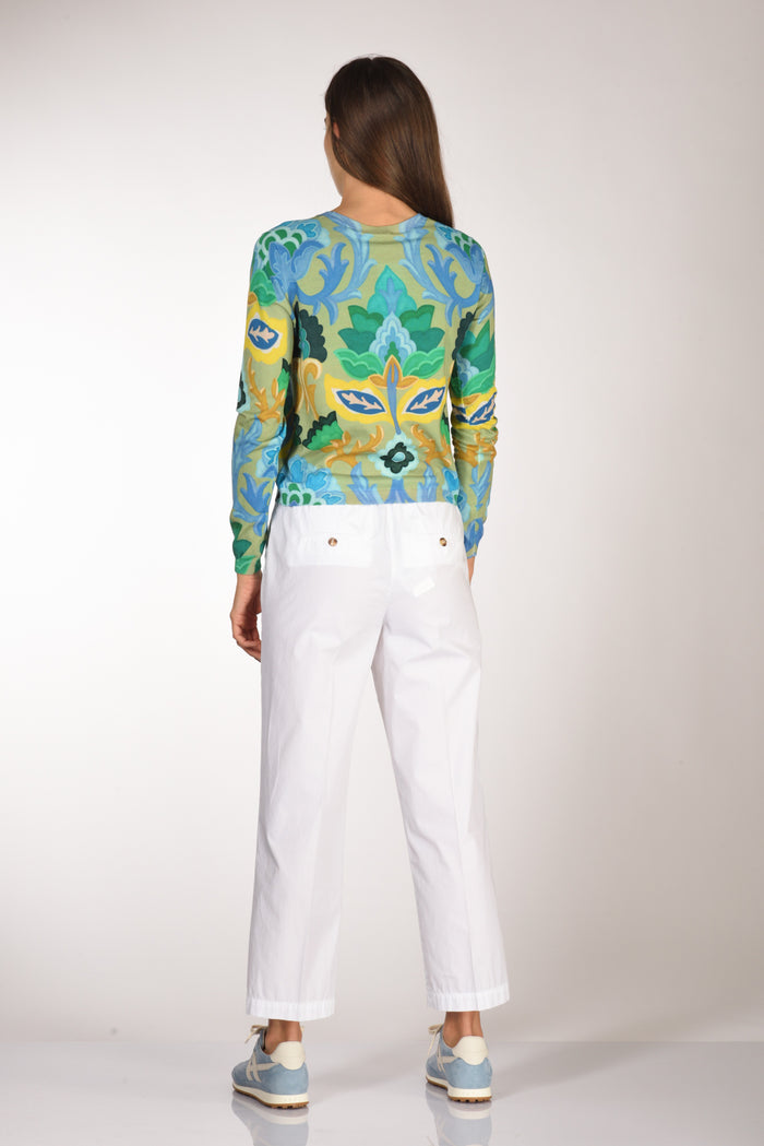 In Bed With You Maglia Stampata Verde/azzurro Donna - 5