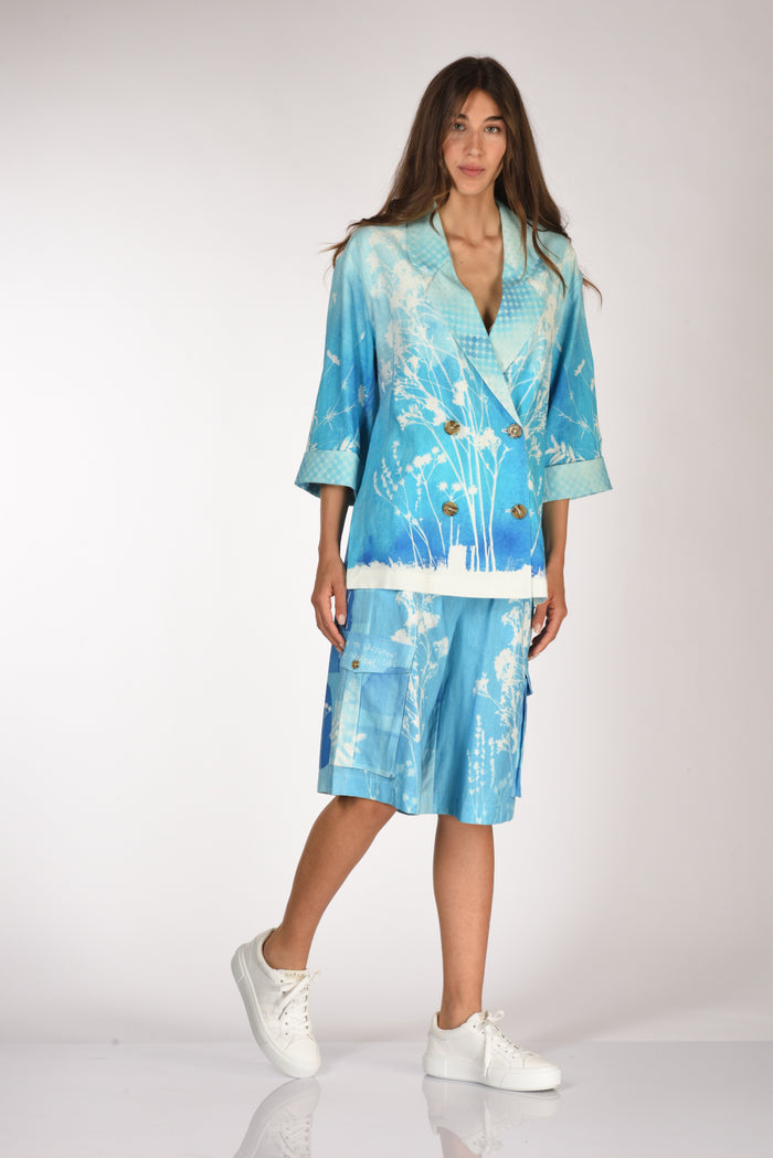 Me 369 Bermuda Blu/bianco Donna - 2