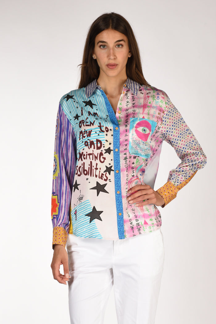 Me 369 Camicia Multicolor Donna - 1