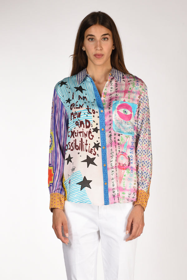 Me 369 Camicia Multicolor Donna-2