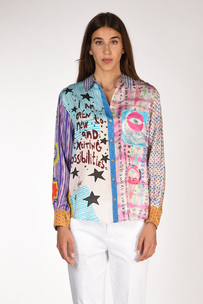 Me 369 Camicia Multicolor Donna - 2