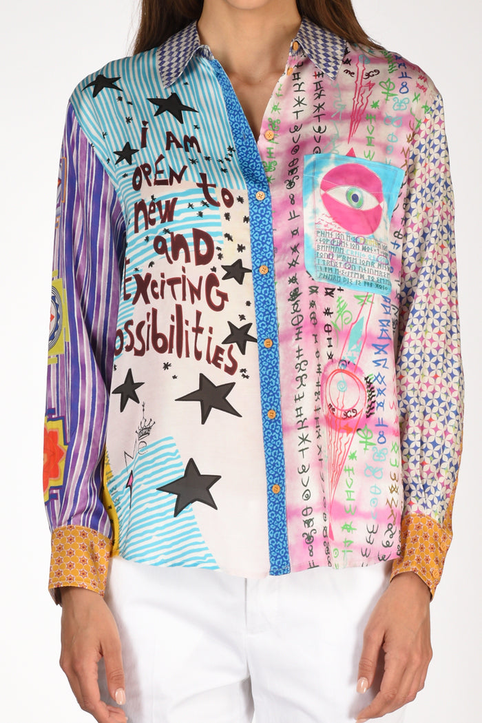 Me 369 Camicia Multicolor Donna - 3