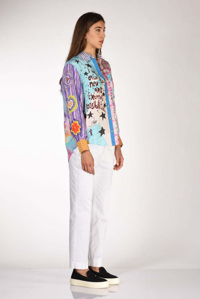 Me 369 Camicia Multicolor Donna - 4