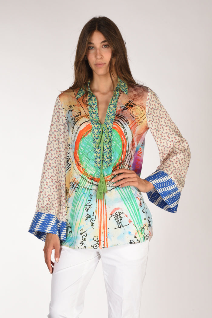 Me 369 Camicia Multicolor Donna - 1