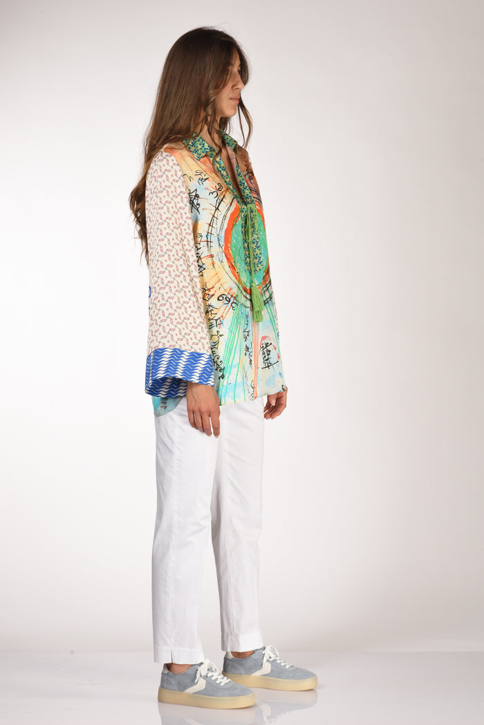Me 369 Camicia Multicolor Donna - 4