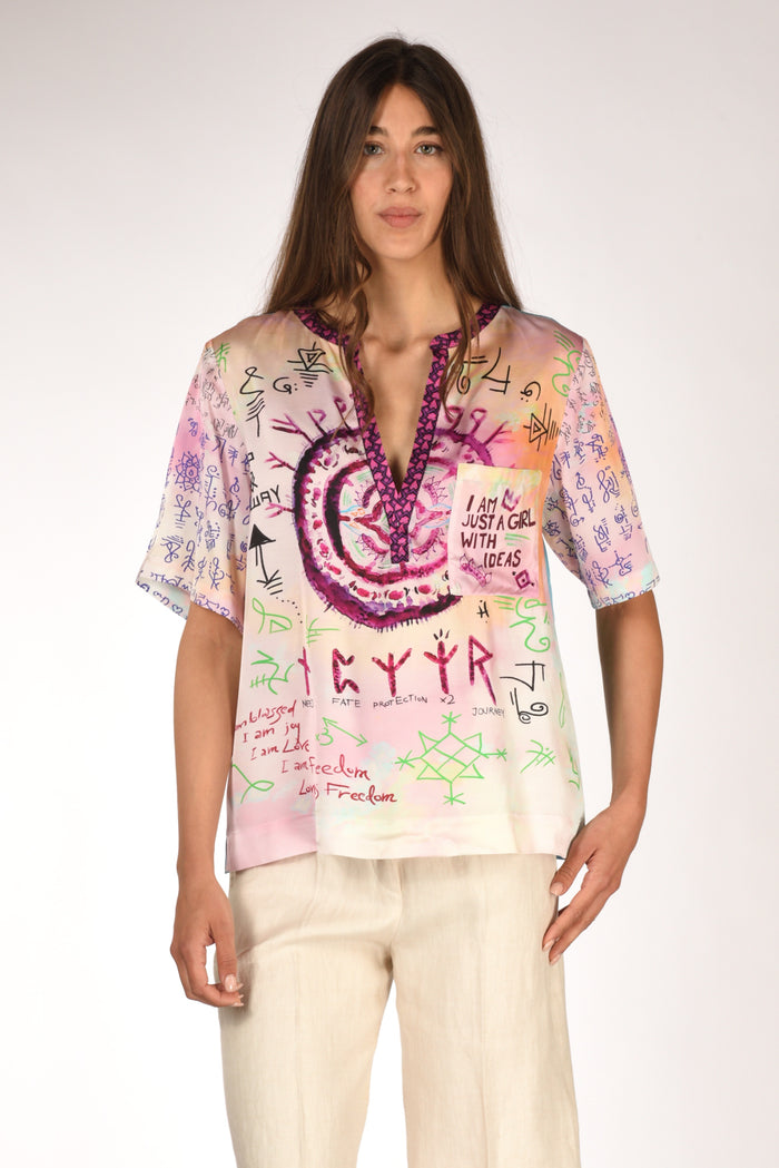 Me 369 Camicia Multicolor Donna - 1