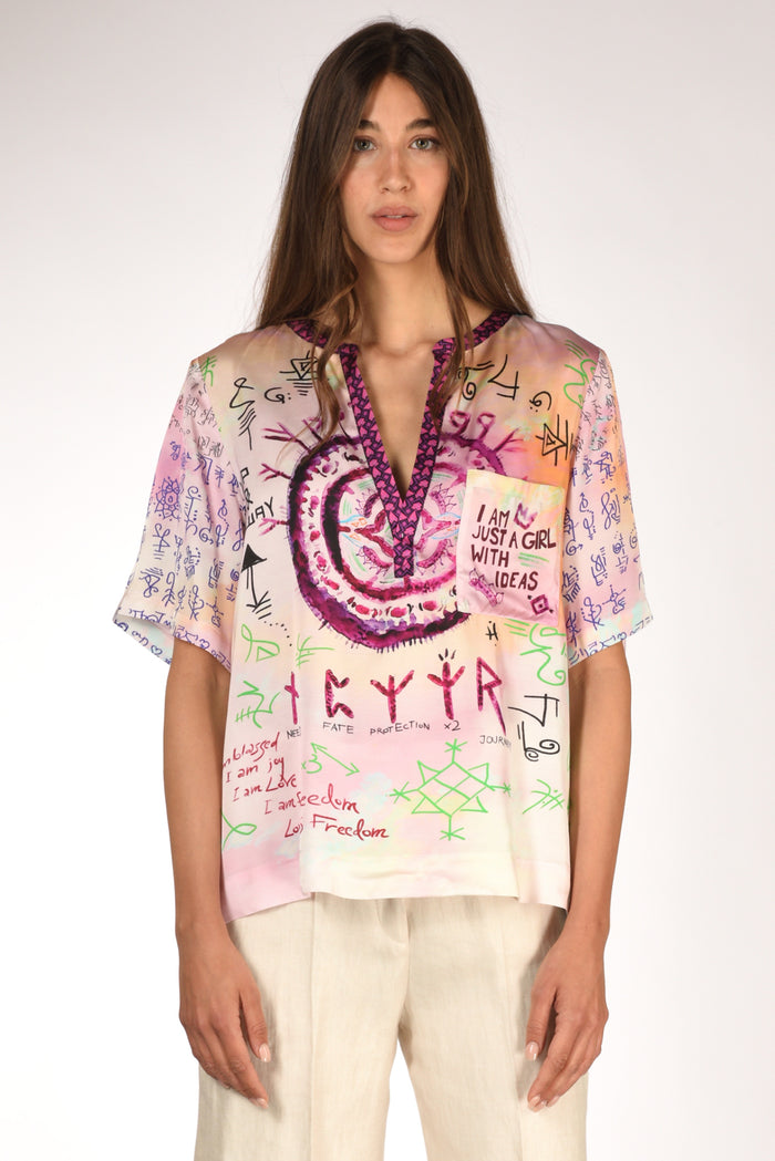 Me 369 Camicia Multicolor Donna - 2