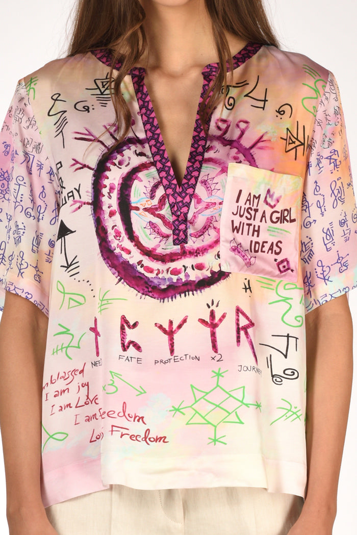 Me 369 Camicia Multicolor Donna - 3