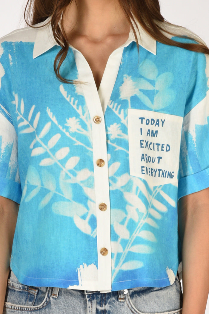 Me 369 Camicia Bianco/azzurro Donna - 3