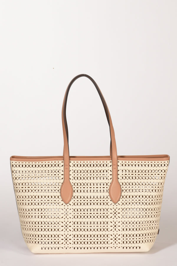 Gianni Chiarini Borsa Mashup Bianco Naturale Donna