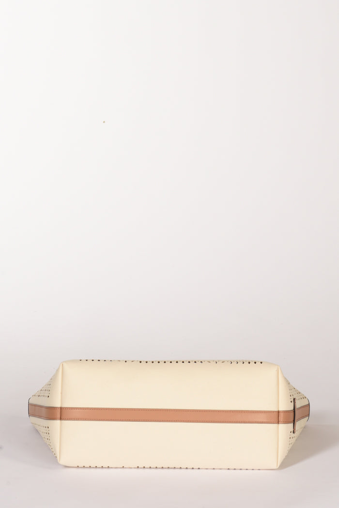 Gianni Chiarini Borsa Mashup Bianco Naturale Donna - 7