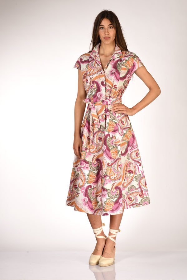 Robert Friedman Abito Naril Fucsia/bianco Donna