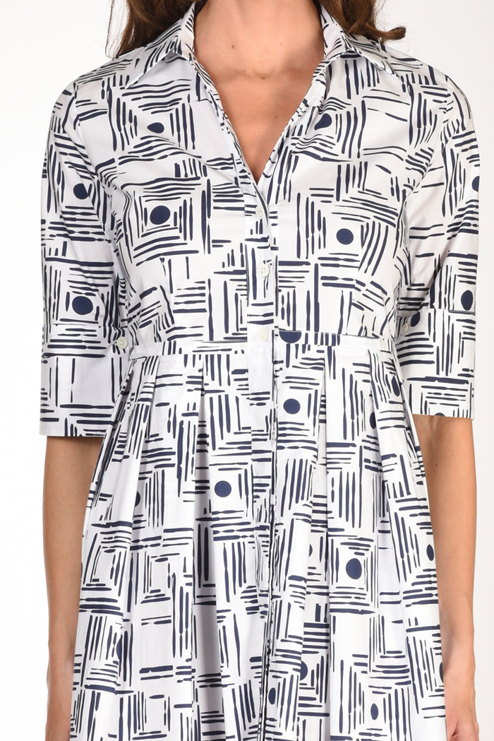 Robert Friedman Abito Aishal Blu/bianco Donna - 3