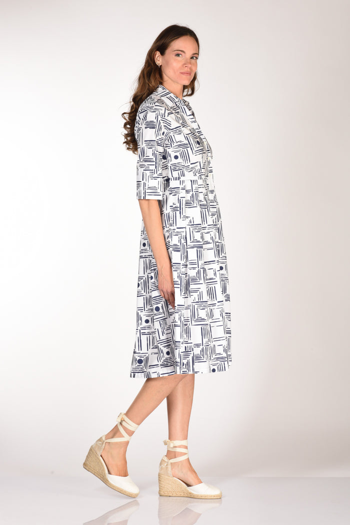 Robert Friedman Abito Aishal Blu/bianco Donna - 4