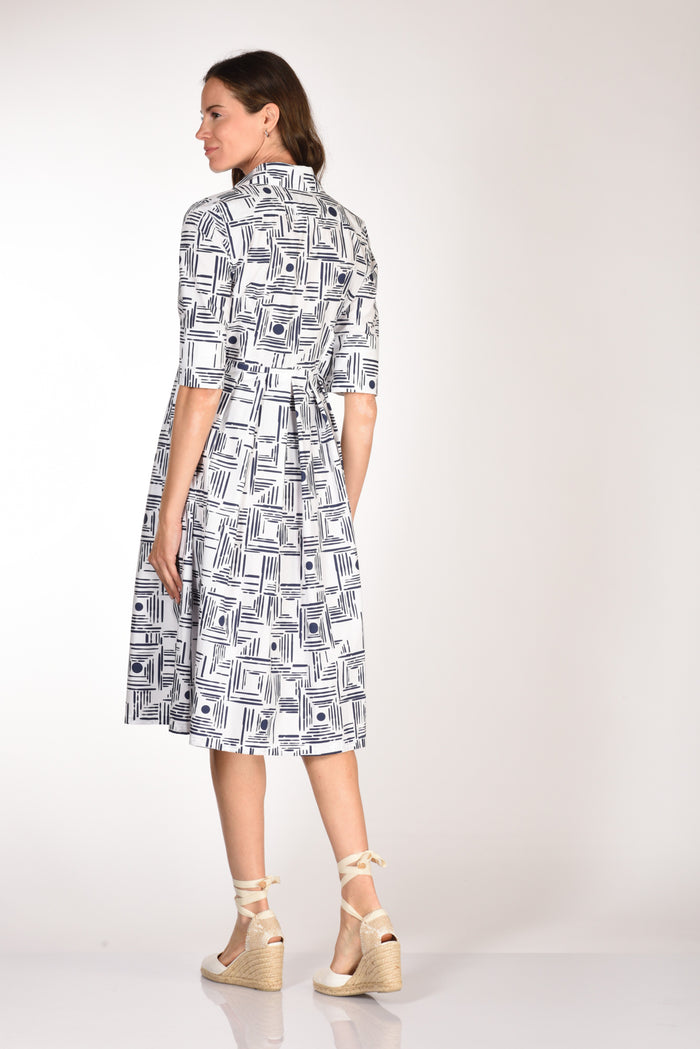 Robert Friedman Abito Aishal Blu/bianco Donna - 5