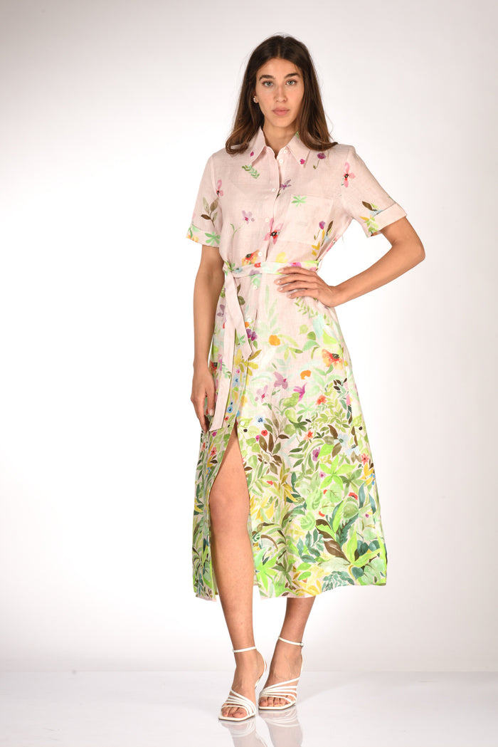 Robert Friedman Abito Jesyl Rosa/verde Donna - 1