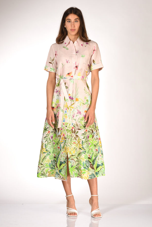 Robert Friedman Abito Jesyl Rosa/verde Donna-2