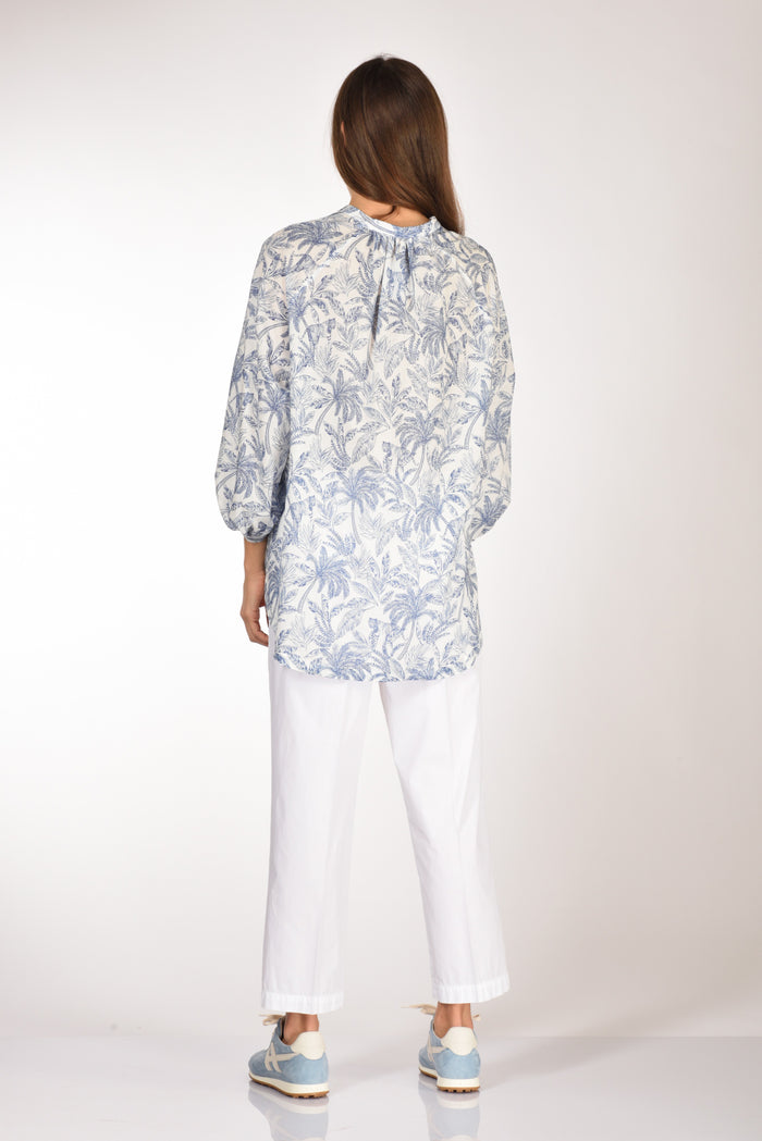 Robert Friedman Camicia Adryl Blu/bianco Donna - 5