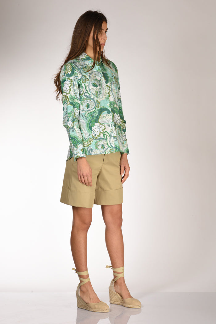 Robert Friedman Camicia Andreal Verde/bianco Donna - 4