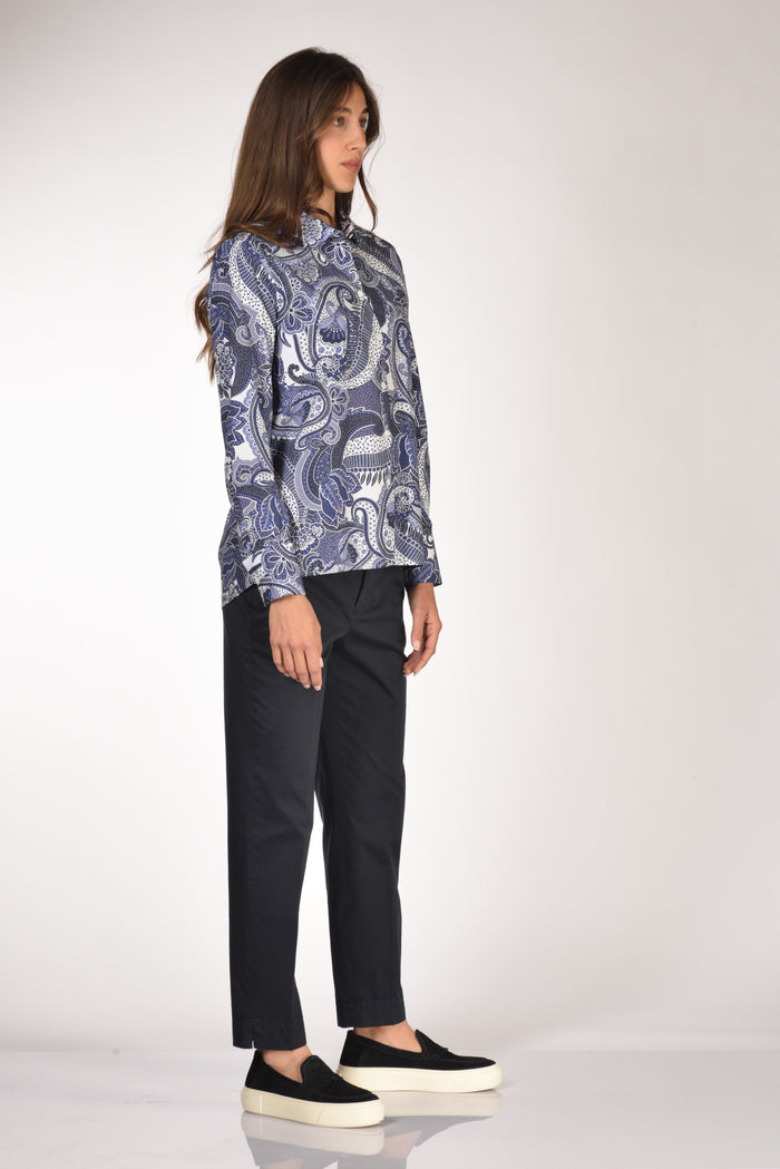 Robert Friedman Camicia Andreal Blu/bianco Donna - 4