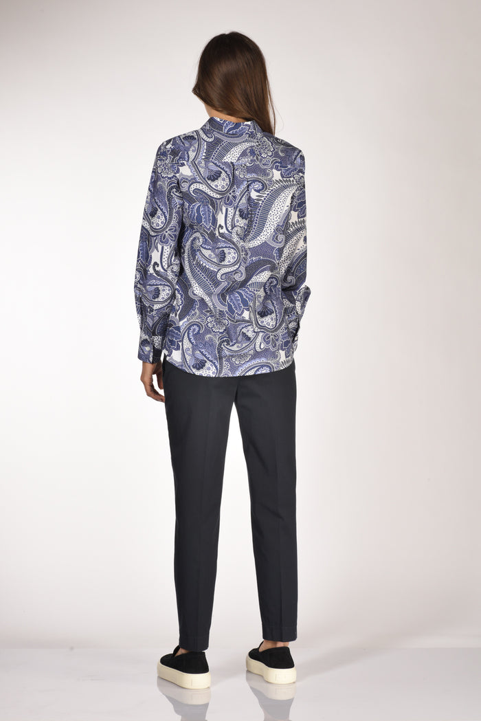 Robert Friedman Camicia Andreal Blu/bianco Donna - 5
