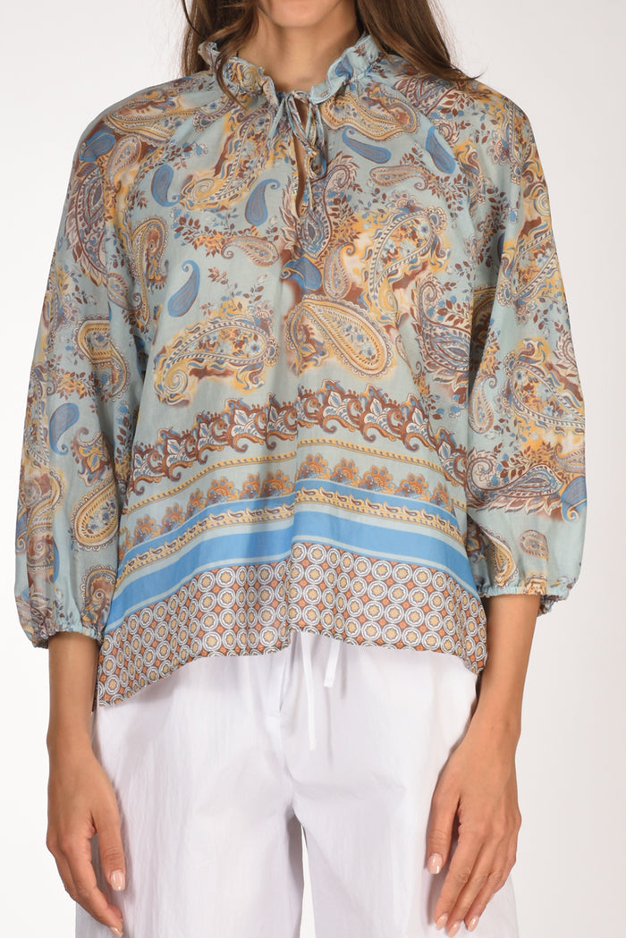 Robert Friedman Camicia Elga Azzurro/multicolor Donna - 3