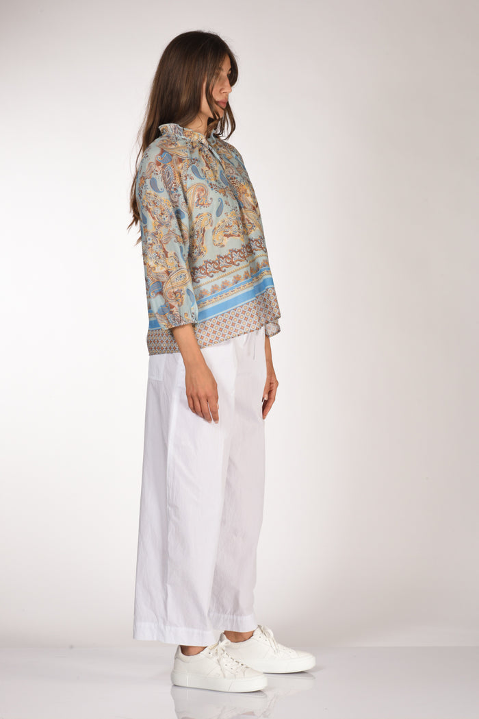 Robert Friedman Camicia Elga Azzurro/multicolor Donna - 4