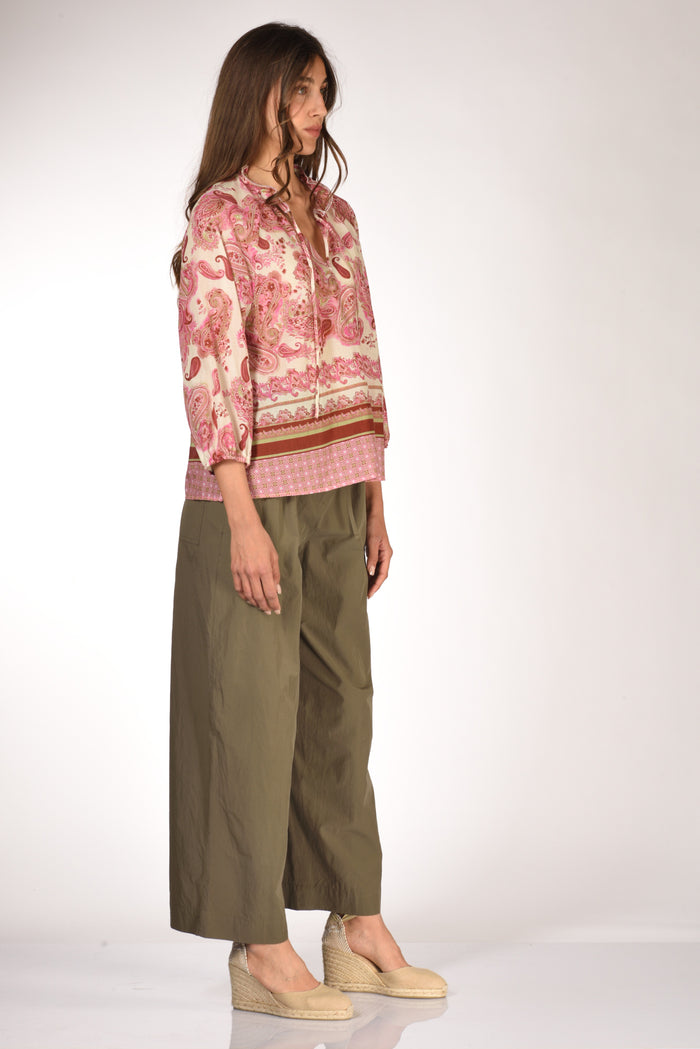 Robert Friedman Camicia Elga Rosa/bianco Donna - 4