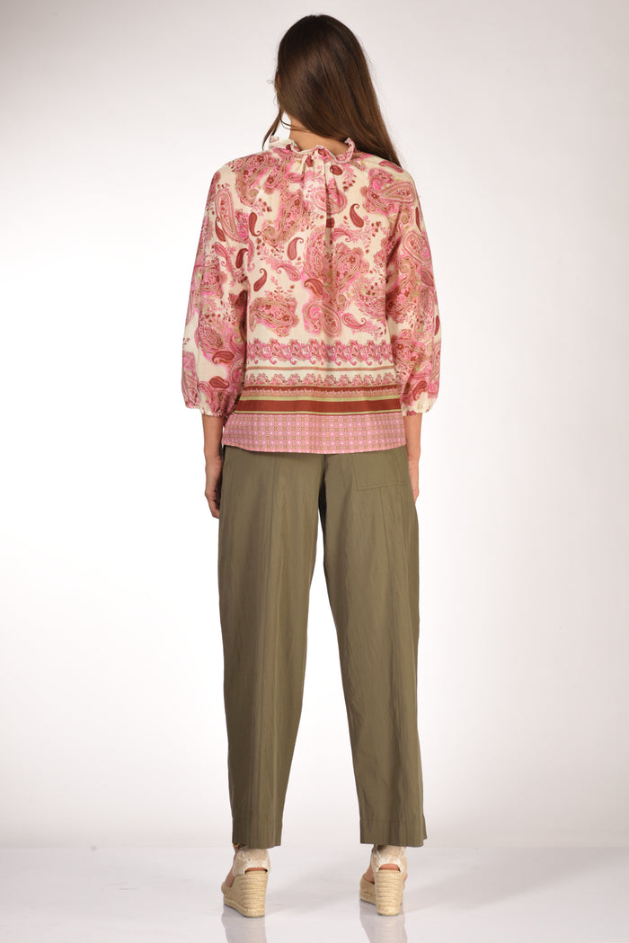 Robert Friedman Camicia Elga Rosa/bianco Donna - 5