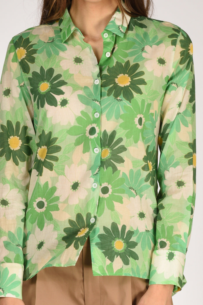 Robert Friedman Camicia Andreal Verde/bianco Donna - 3