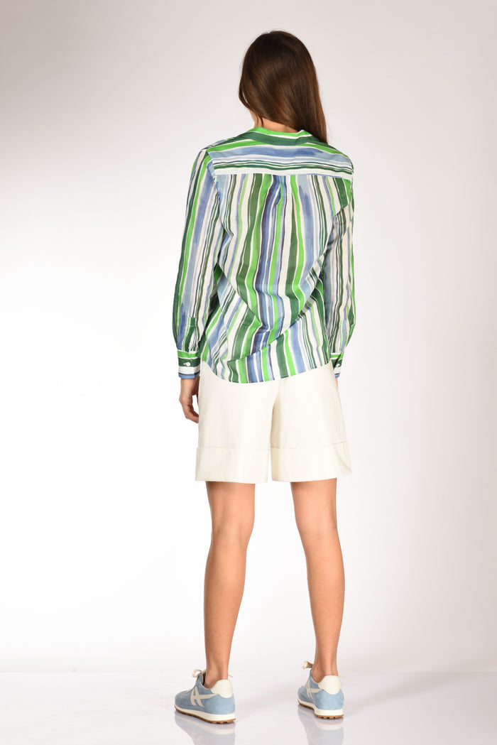 Robert Friedman Camicia Andreal Azzurro/bianco Donna - 5